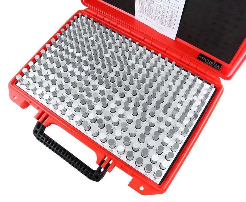 Accusize Industrial Tools 0.011''-0.060'', 50 Pc Steel Plug Pin Gage Set, Plus, Class Zz, P0(+) - Image 4